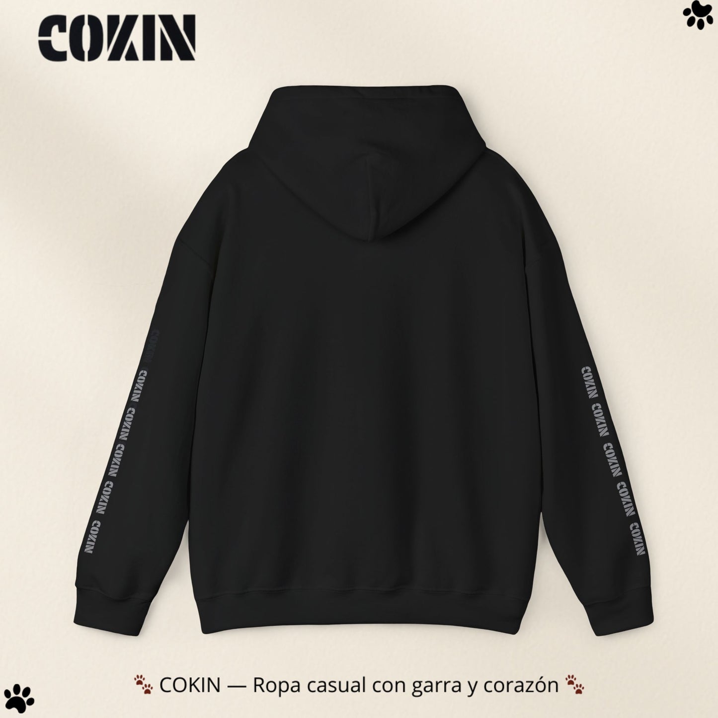 Sudadera Cokin Original con capucha - Ropa con garra y corazón