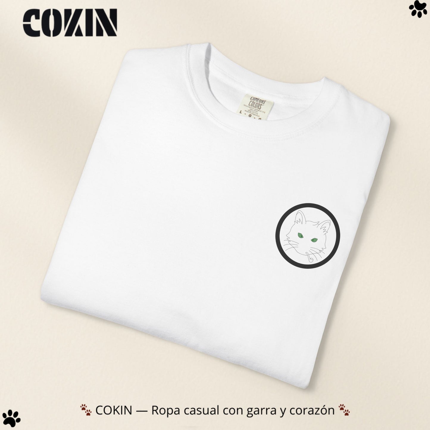 Camiseta Cokin Original - Ropa con garra y corazón
