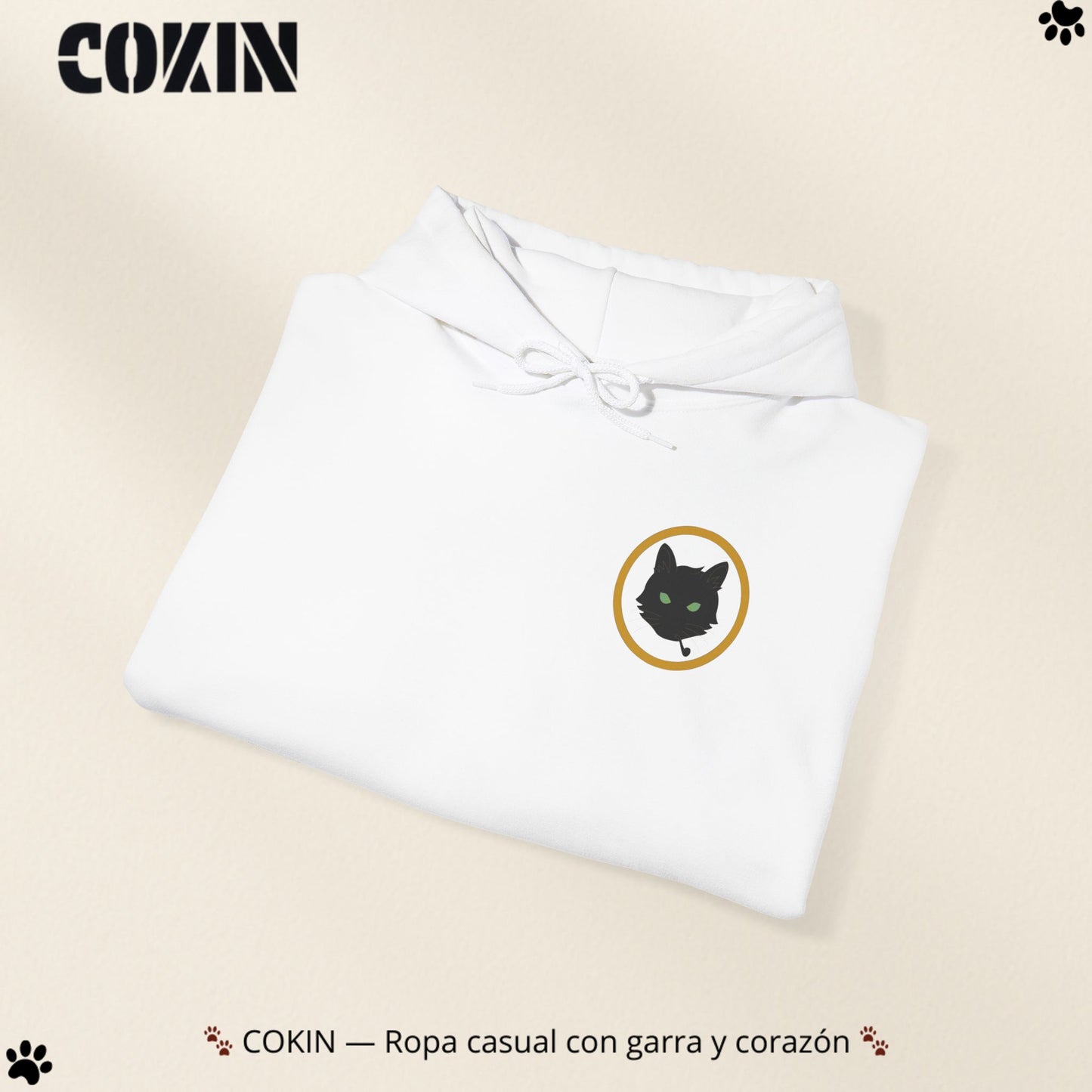 Sudadera Cokin Original con capucha - Ropa con garra y corazón