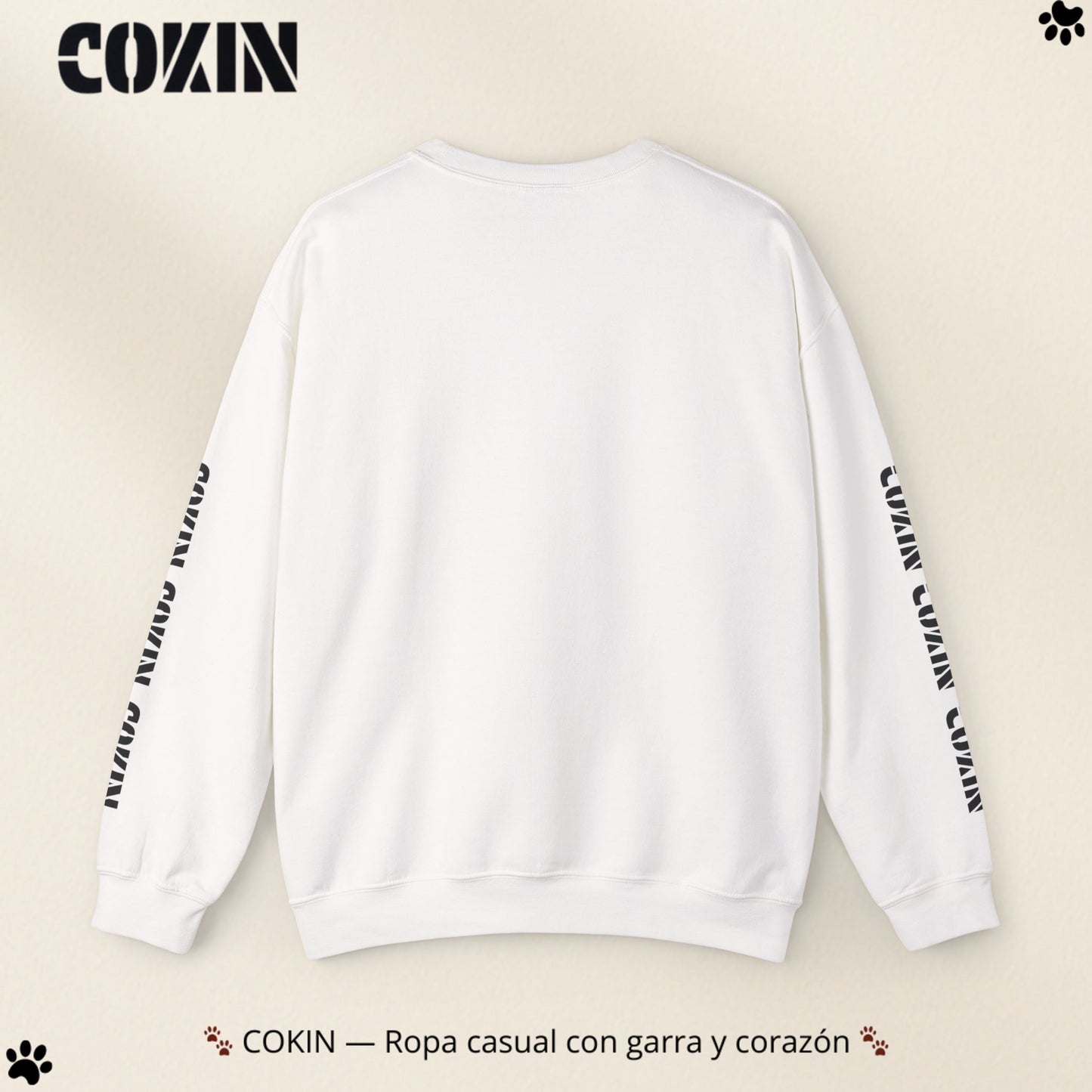 Sudadera Cokin Original cuello redondo - Ropa con garra y corazón