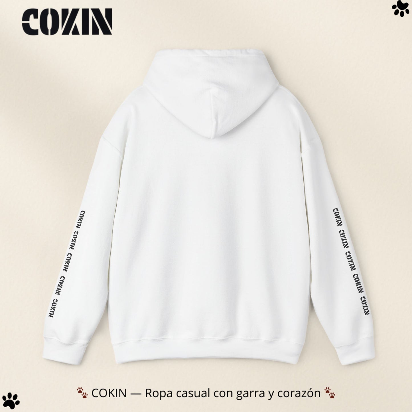 Sudadera Cokin Original con capucha - Ropa con garra y corazón