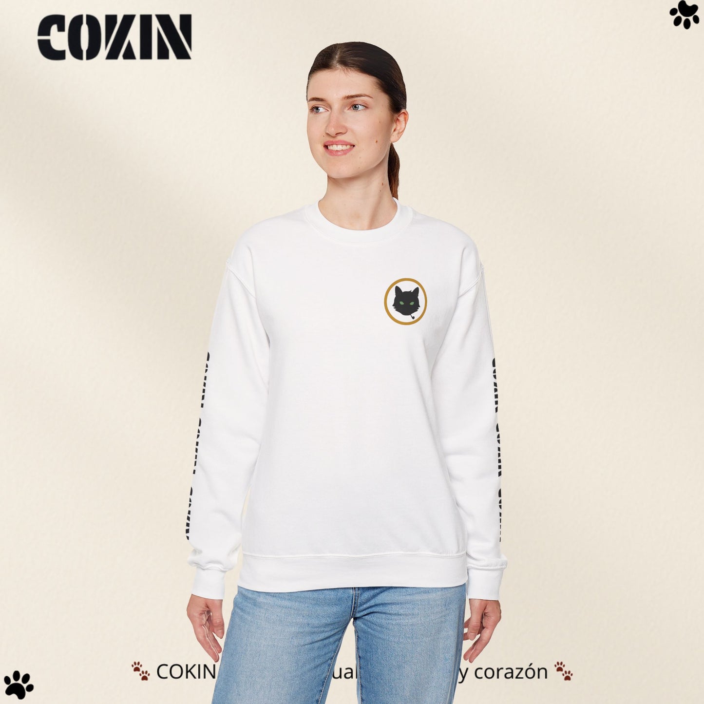 Sudadera Cokin Original cuello redondo - Ropa con garra y corazón