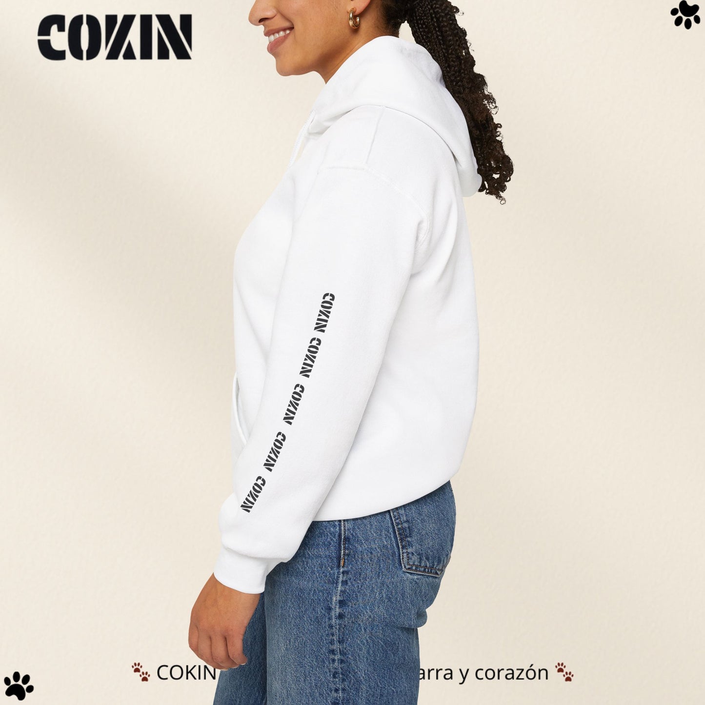 Sudadera Cokin Original con capucha - Ropa con garra y corazón