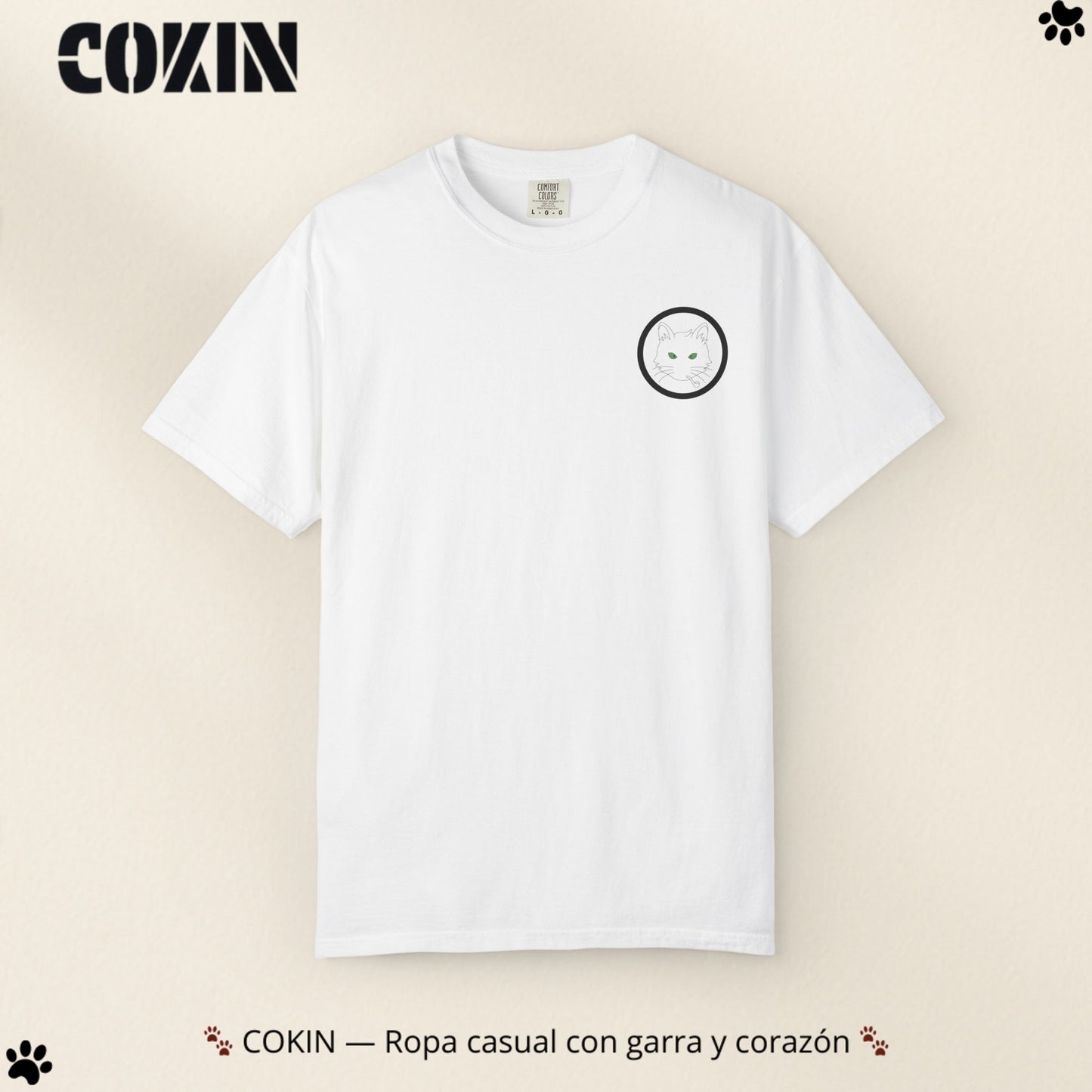 Camiseta Cokin Original - Ropa con garra y corazón