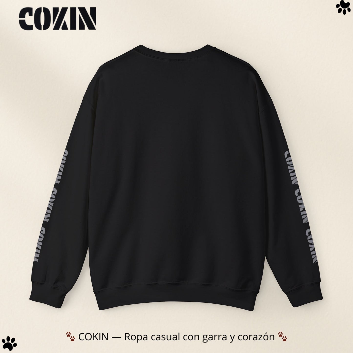 Sudadera Cokin Original cuello redondo - Ropa con garra y corazón